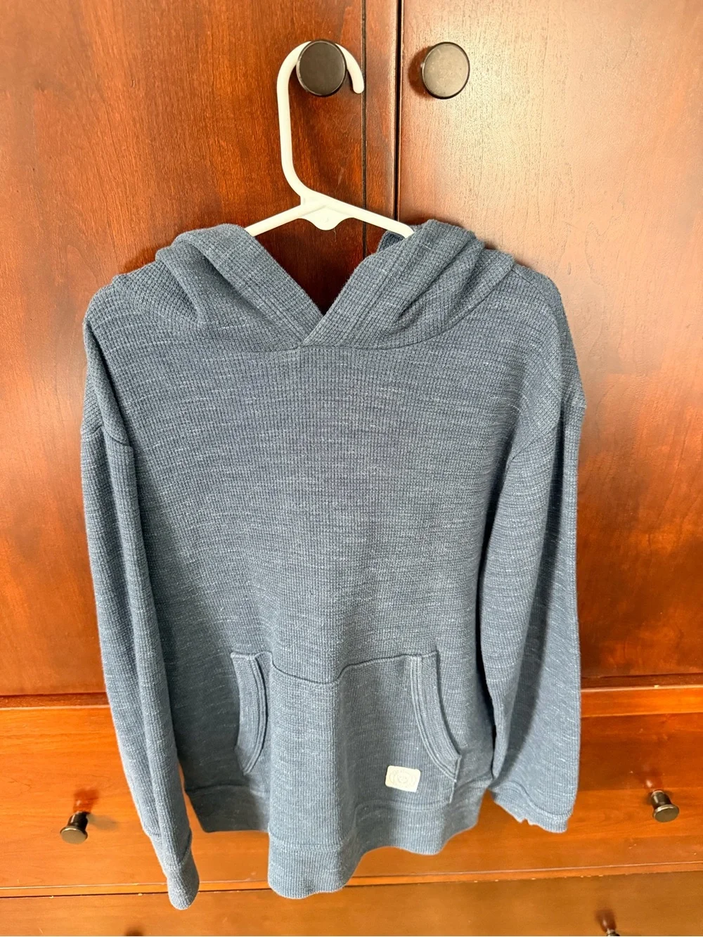 GAP Boy’s Hooded Knit Pullover - Blue